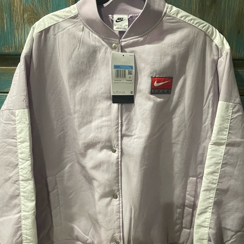 Nike Women's Soft Purple Bomber Jacket